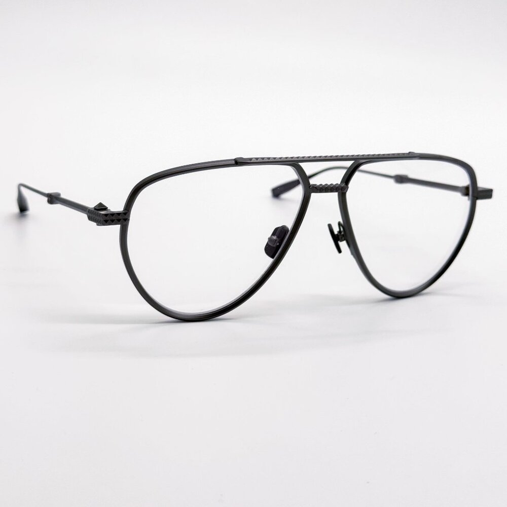 NEW VALENTINO EYEGLASSES V-STUD-II VLX-133B BLACK UNISEX AVIATOR VALENTINO